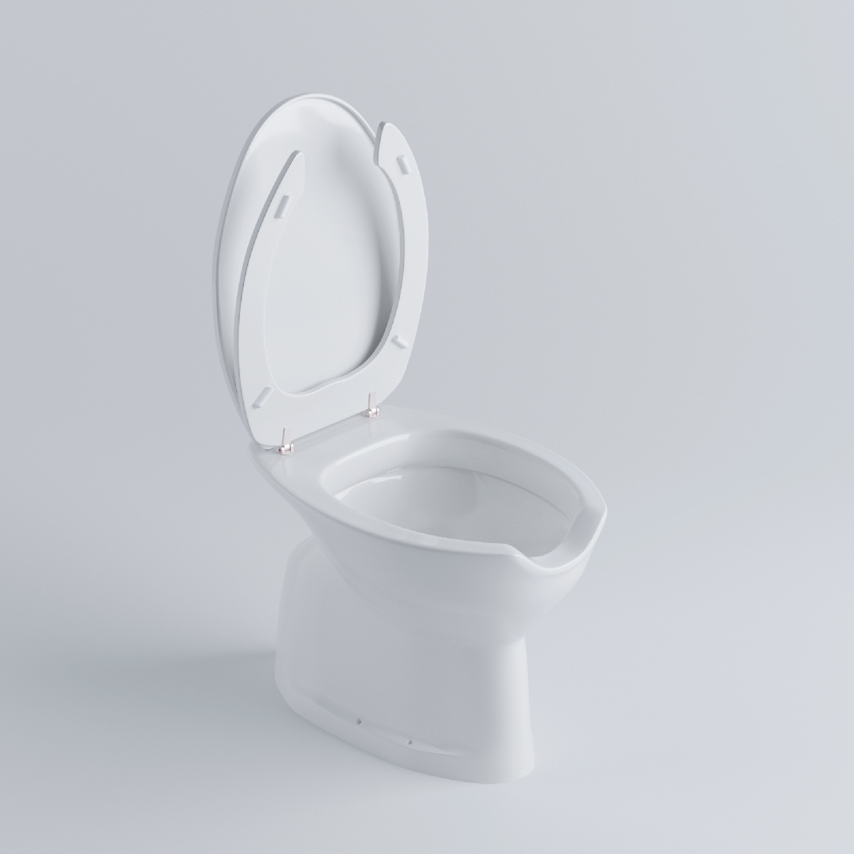 Vaso WC Disabili e Anziani in ceramica scarico parete con coprivaso Vaso WC Disabili e Anziani in ceramica scarico parete con coprivaso - immagine 5